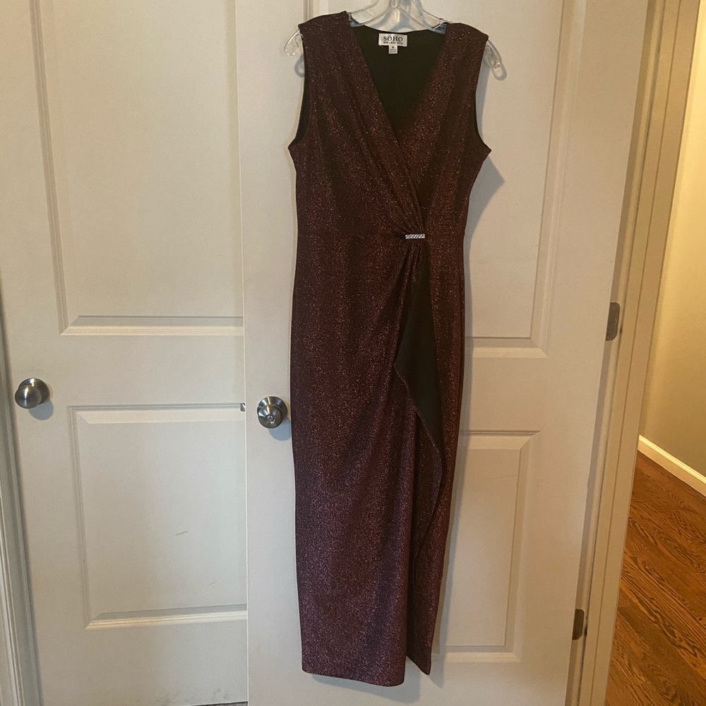 Evening Gown- maroon colored
